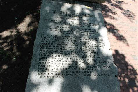 Healing through Remembrance: The Salem Witch Trials Memorial and the Power of Commemoration